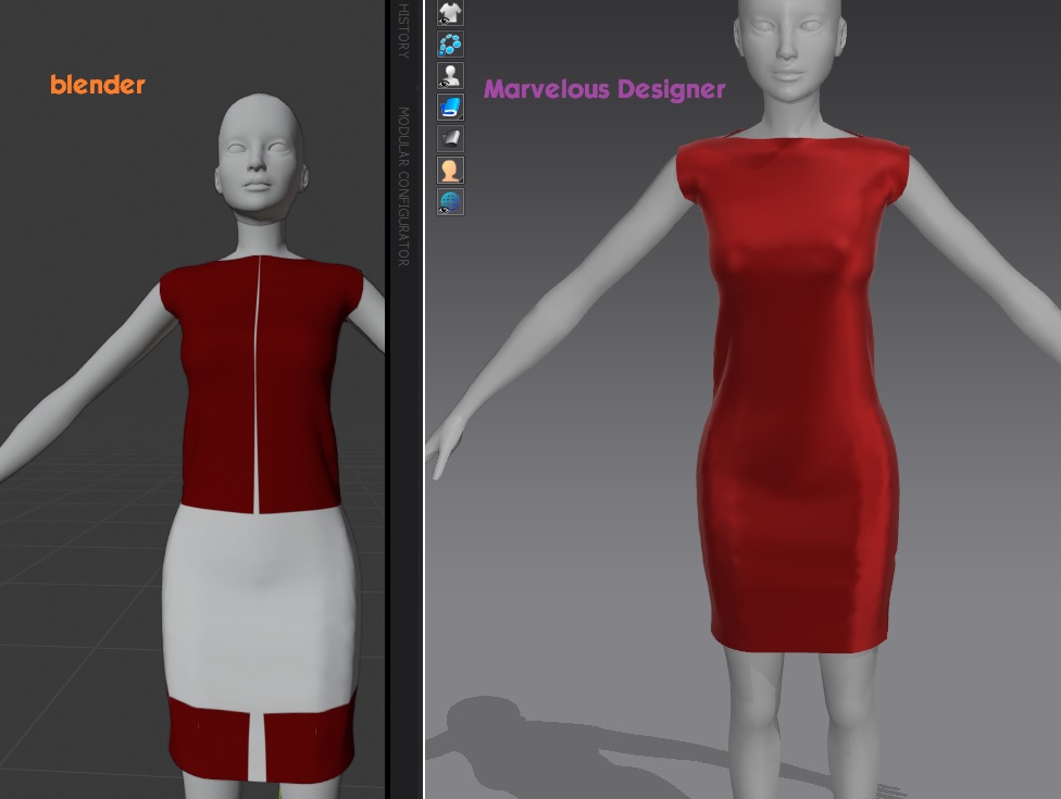 Automation protein Stevenson Blender changing the color of dress when imported from Marvelous Designer -  Basics & Interface - Blender Artists Community