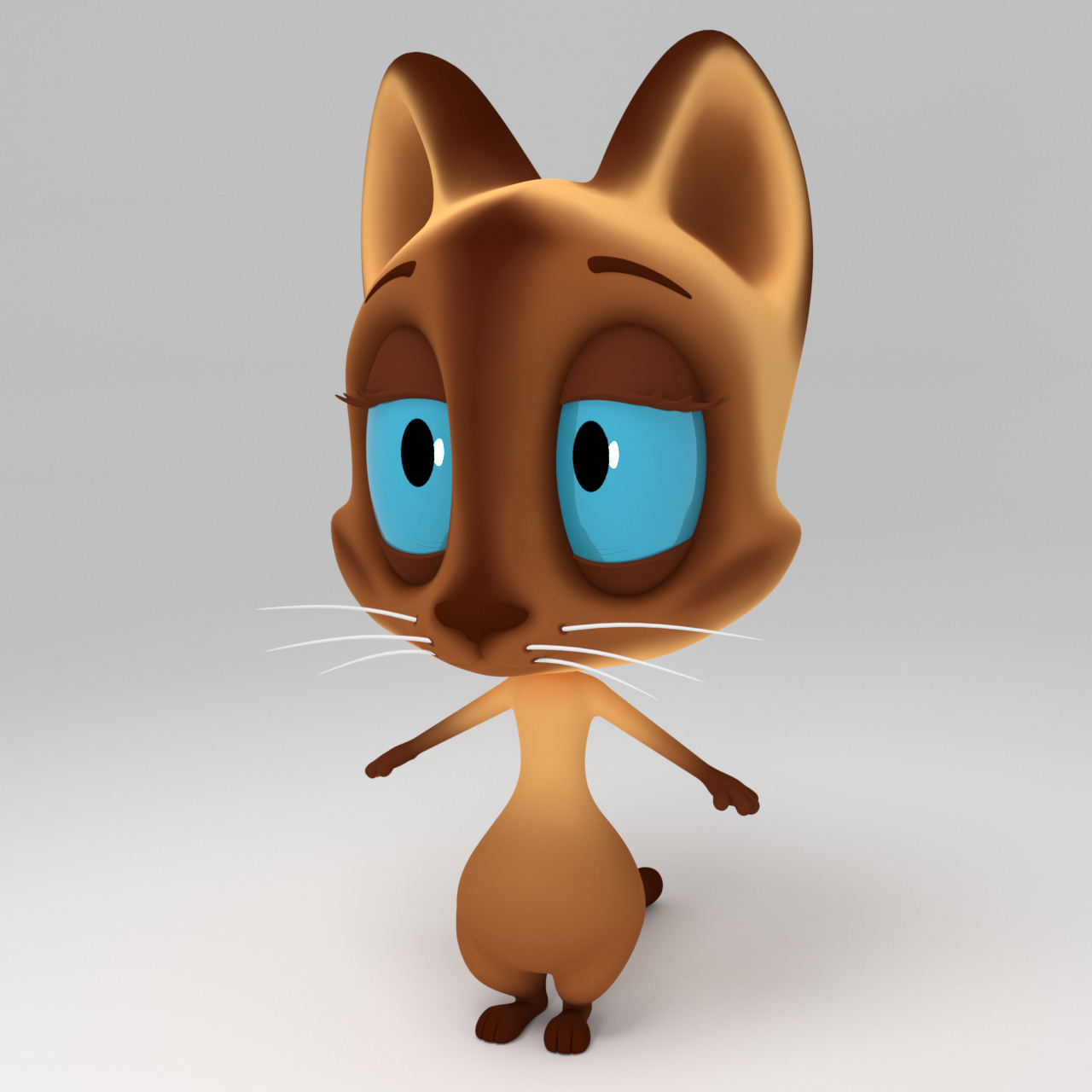 Stylized cartoon Cat rigged - Animation and Rigging - Blender Artists  Community