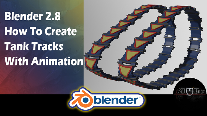 Blender 2.8 How to Create Tank Tracks With Animation YouTube