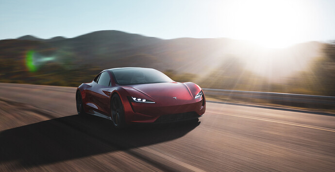 Tesla roadster - Luxcore - PDRA-4
