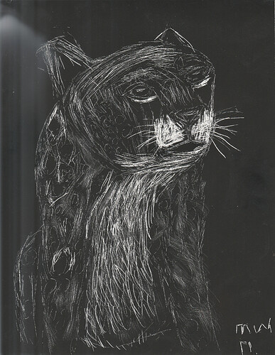 Scratch Boared-Ppr Cat