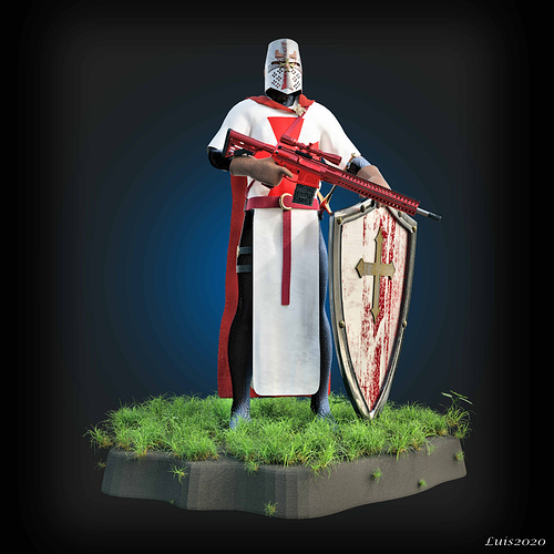Templar knight small