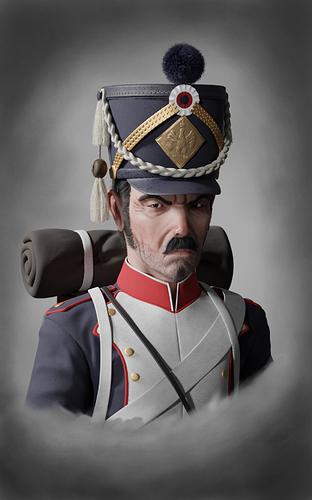 napoleon soldier final post processing