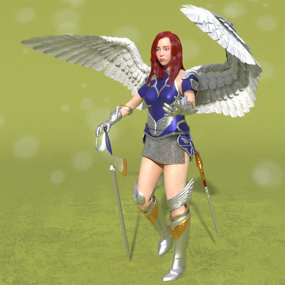 Warrior Angel Girl 1