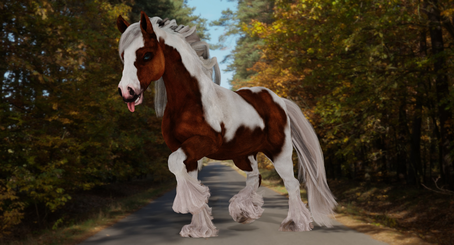 CGI Horse Animated 3d model. Made in Bender 3d - Finished Projects -  Blender Artists Community
