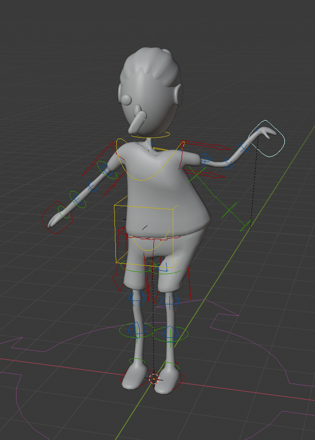 Objects distorting when rigging a character - Animation and Rigging -  Blender Artists Community